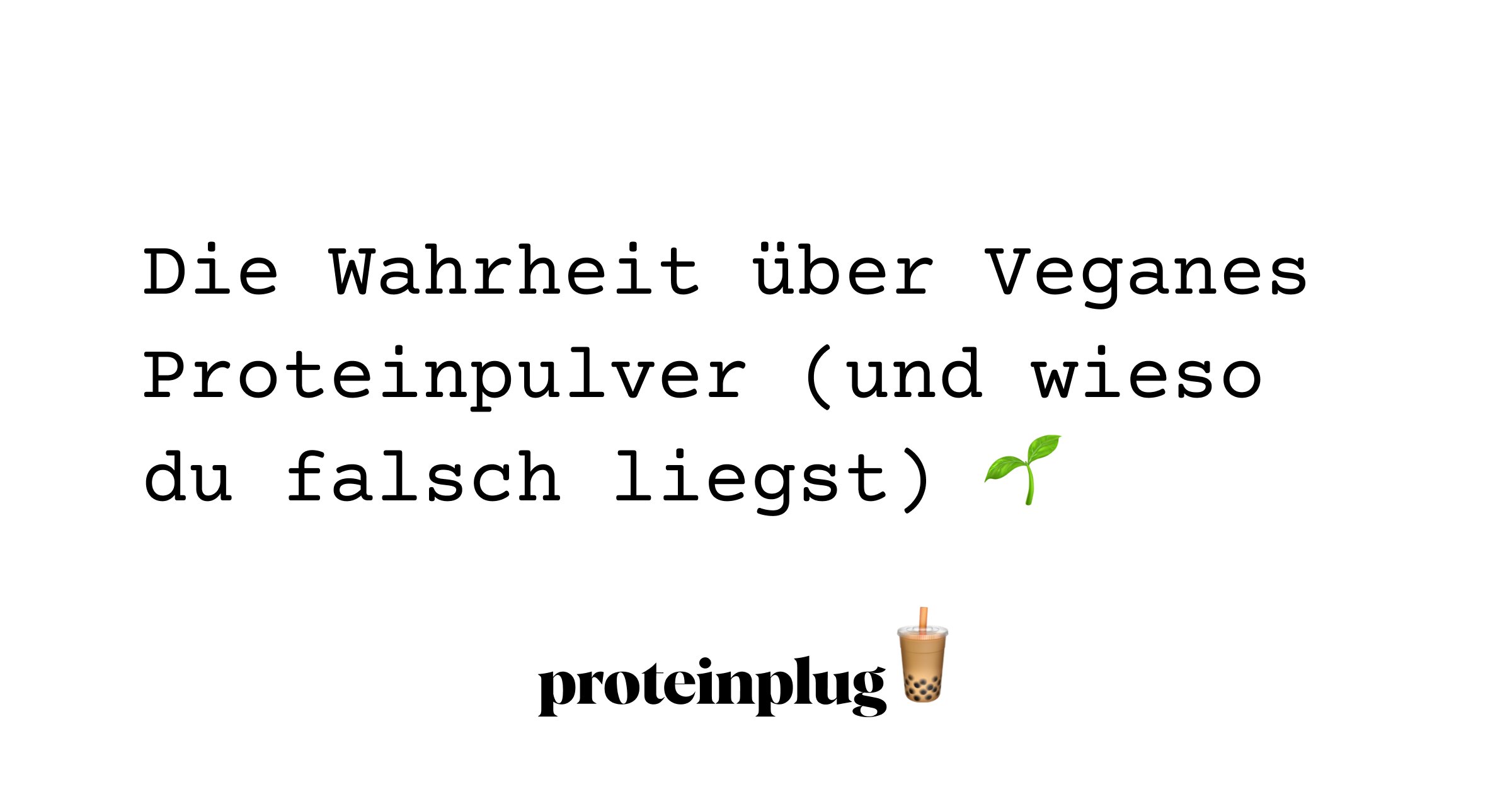 Wahrheit Ueber Veganes Protein